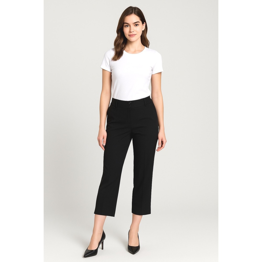 The Limited Black Collection Cassidy Cropped Dress Pants 10‎ Dark Academia 92-33